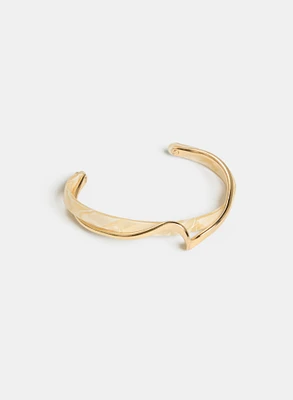 Resin & Metal Cuff Bracelet