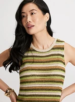Crochet Striped Tank Top