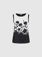 Two-Tone Sleeveless Top