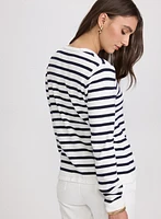 Stripe Knit Cardigan