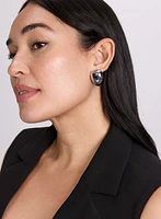 Metallic Square Earrings