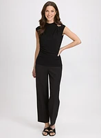 Shoulder Buckle Top