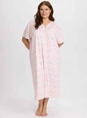 Mixed Animal Print Nightgown