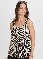 Leaf Print Top
