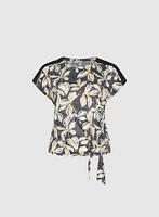 T-shirt à motif floral