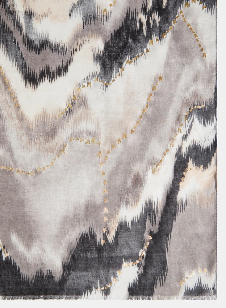 Marble Print Scarf