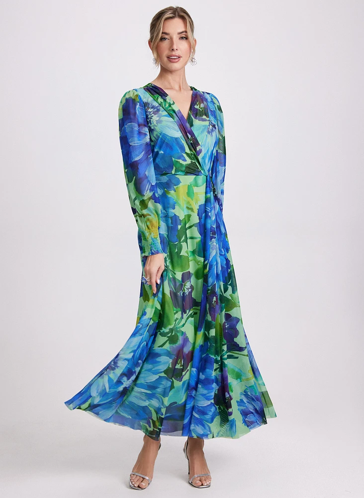 Floral Mesh Dress