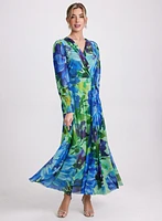 Floral Mesh Dress