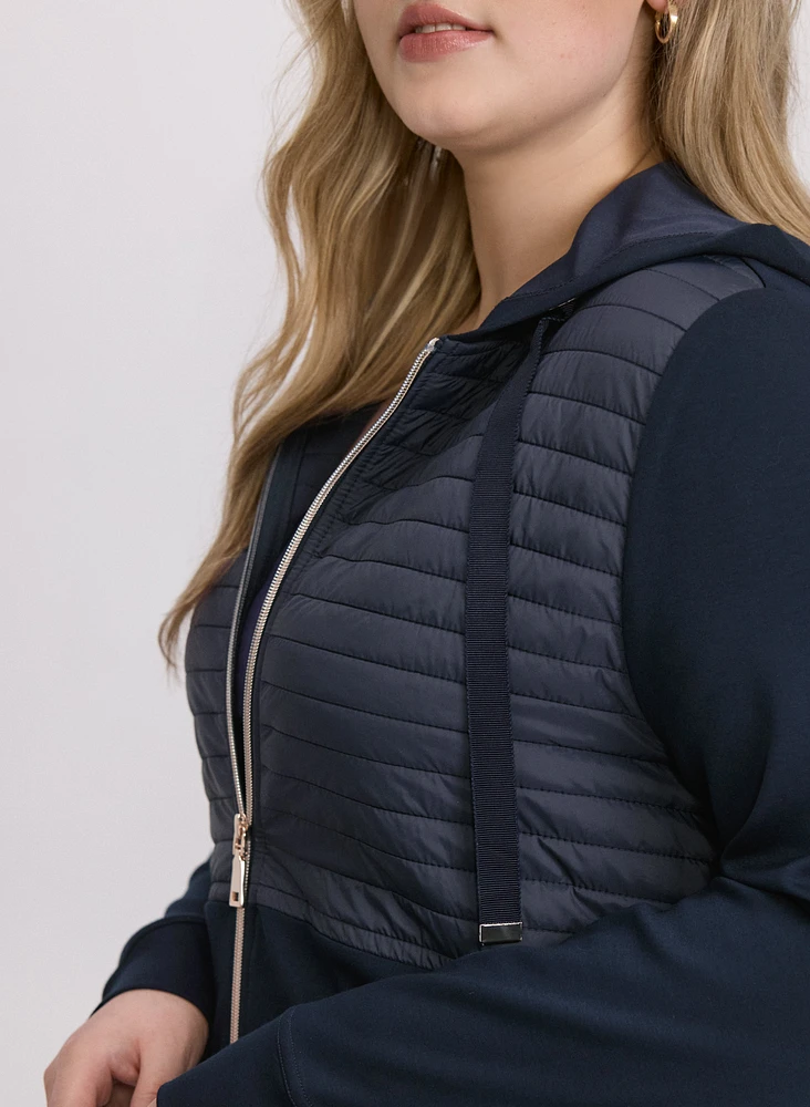 Veste à détail matelassé