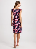 Floral Gathered Waist Dress