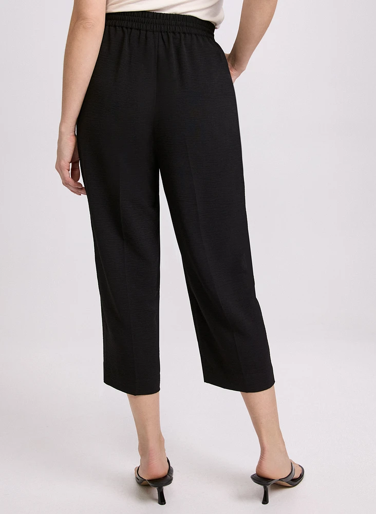 Straight-Leg Drawstring Capris