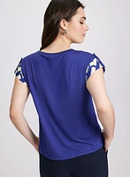 Geometric Print Top