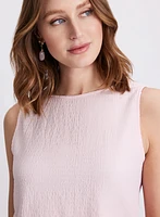 Sleeveless Textured Top