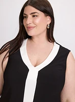 Contrast Trim Top
