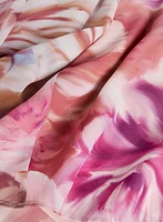 Flared Sleeve Floral Blouse