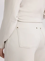 Pull-On Wide-Leg Pants