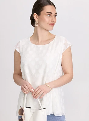 Heart Short Sleeve Blouse