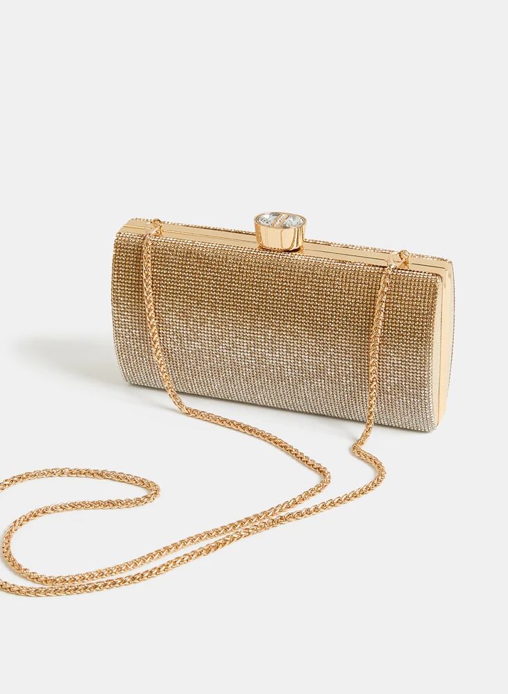 Ombre Crystal Clutch