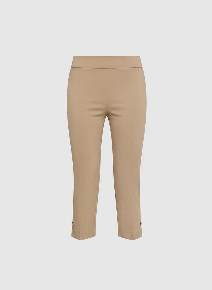 Pull-On Bengaline Capris