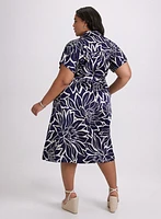 Robe de jour à motif floral
