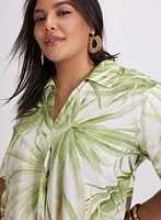 Palm Print Blouse
