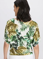 Tropical Print Top