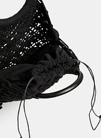 Fringed Macramé Bag