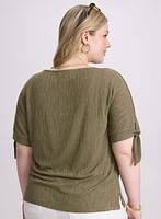 Tied Sleeves Top