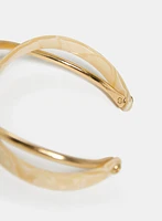 Resin & Metal Cuff Bracelet