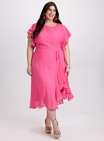 Chiffon Midi Dress