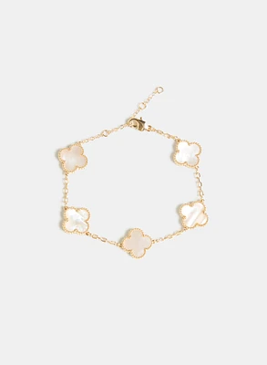 Marbled Clover Bracelet