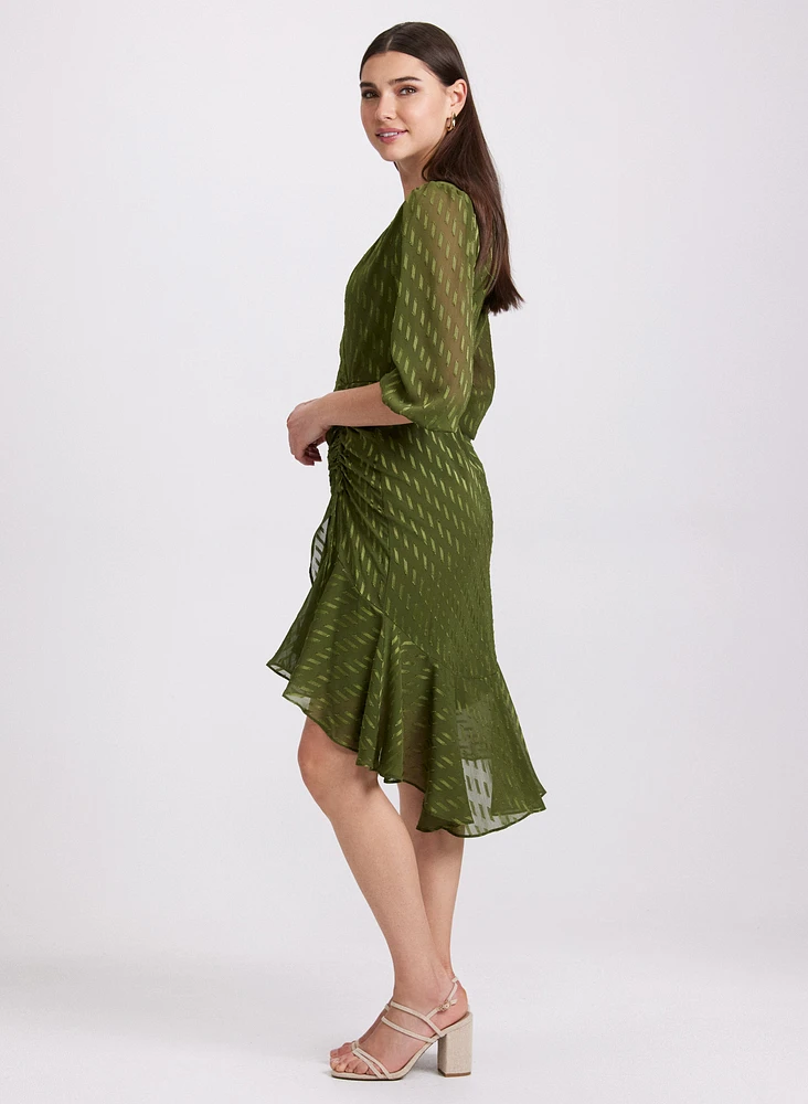 Satin Dot Dress