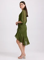 Satin Dot Dress
