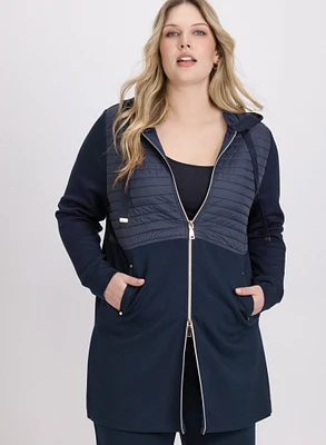 Veste à détail matelassé