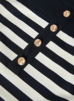 Striped A-Line Dress