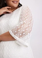 Lined Crochet Top