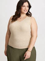 Knit V-Neck Tank Top