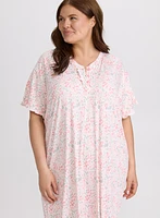 Mixed Animal Print Nightgown