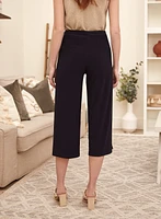 Wide Leg Pull-On Capris