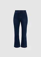 Flare Leg Pull-On Jeans