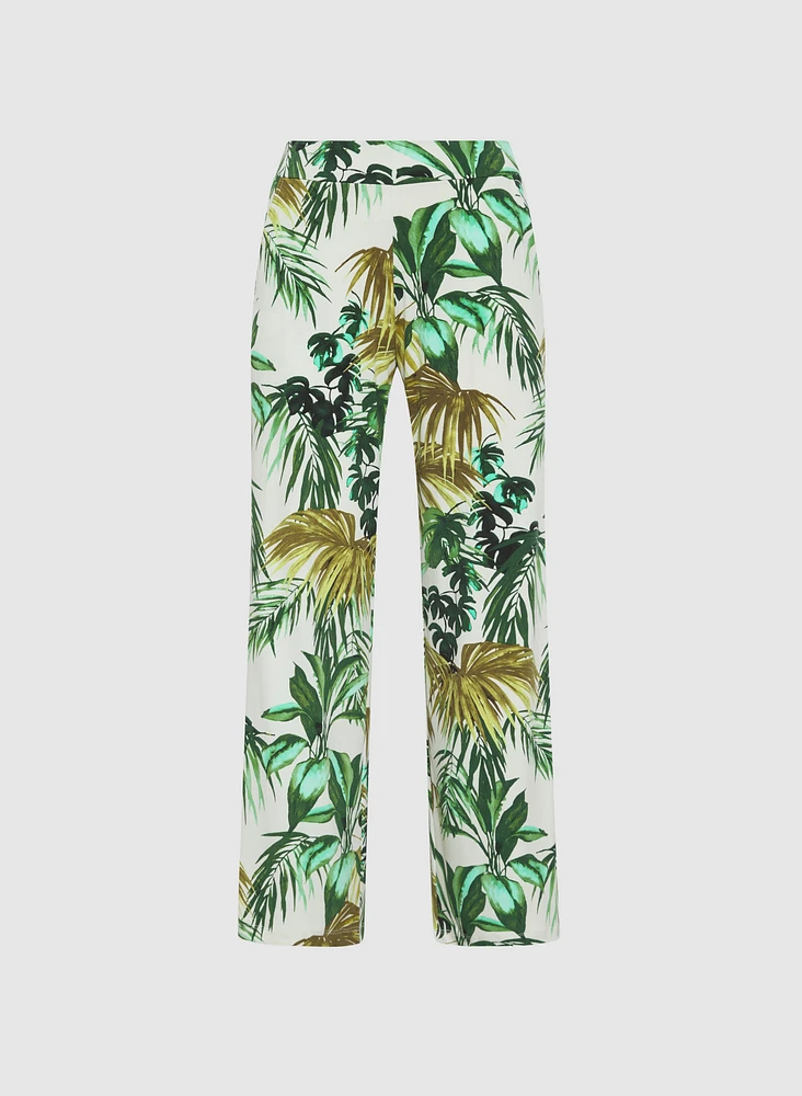 Olivia Leaf Print Pants