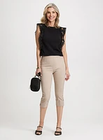 Pull-On Bengaline Capris
