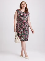 Abstract Draped Dress