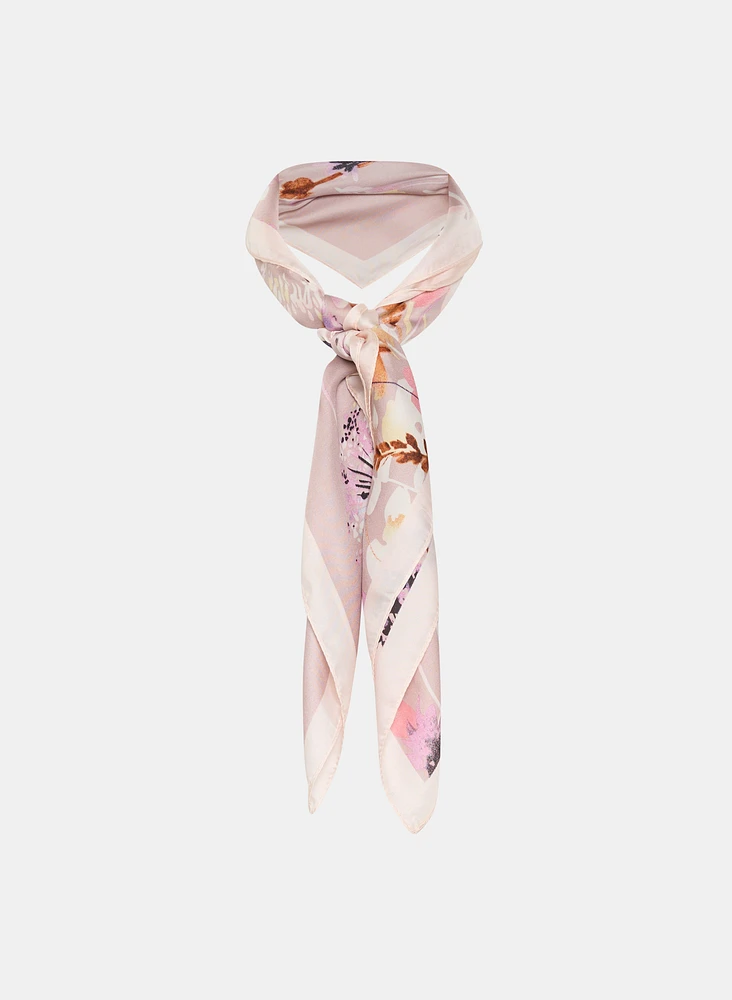 Floral Print Scarf