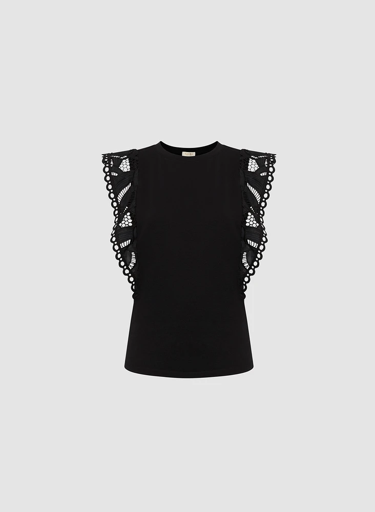 Crochet Cap Sleeve Top