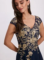 Floral Embroidered Dress