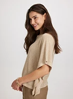 Flared Sleeve Knit Top