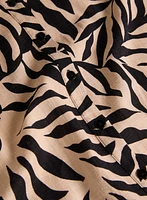 Palm Leaf Print Blouse