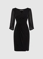 Chiffon Sleeve Dress