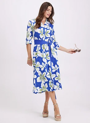 Floral Shirt Dress
